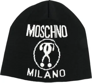 Intarsia-Knit Logo Beanie