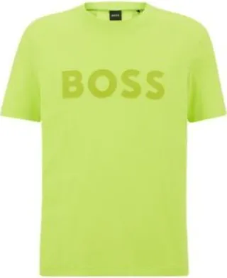 Crew-neck T-shirt in cotton jersey with logo print