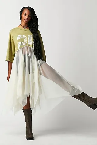 Tricia Fix Touchdown Tulle Tee by Tricia Fix at Free People