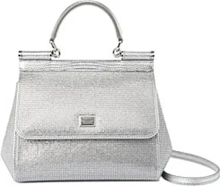 Dolce & Gabbana Small Sicily bag with Fusible Rhinestones