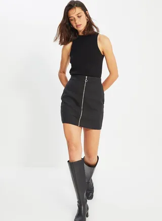Knitted Mini Skirt