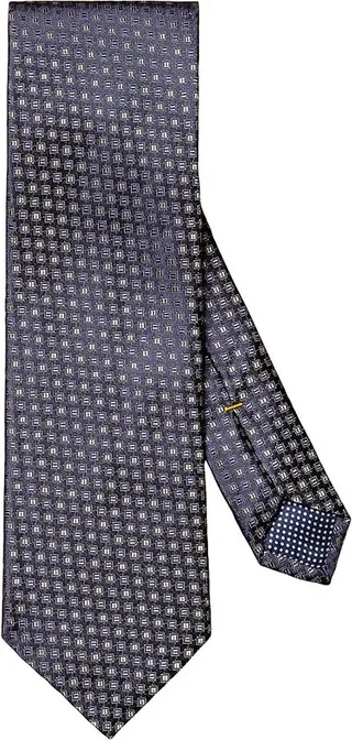 Jacquard Geometric Silk Tie