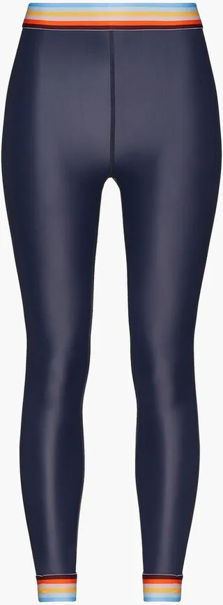 Kyra striped stretch leggings