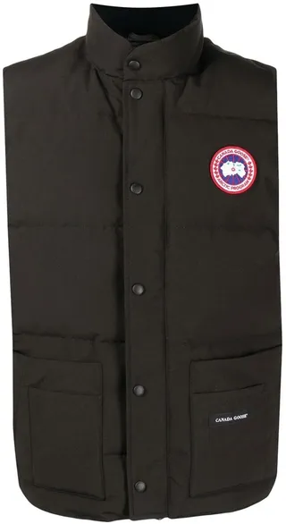 Logo-Patch Padded Gilet