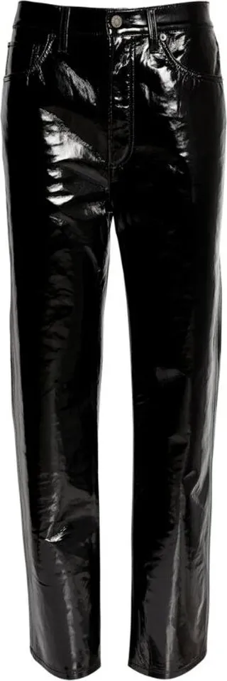 Agolde Recycled Leather ‘90S Pinch Trousers