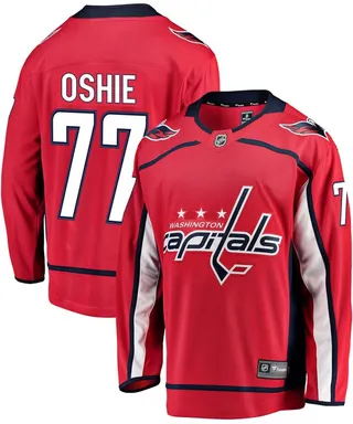 Men's Tj Oshie Red Washington Capitals Breakaway Player Jersey