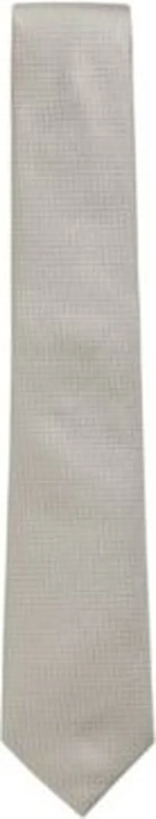 Micro-patterned tie in pure silk
