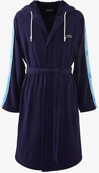 ens arine LActive Hooded Organic Cotton-jersey Bath Robe