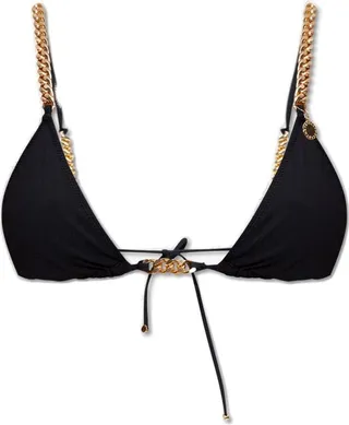 Stella McCartney Chain-Link Detailed Tie-Fastened Bikini Top