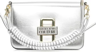Versace Jeans Couture Logo Plaque Shoulder Bag