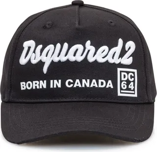 Dsquared2 Logo Embroidered Curved Peak Baseball Cap