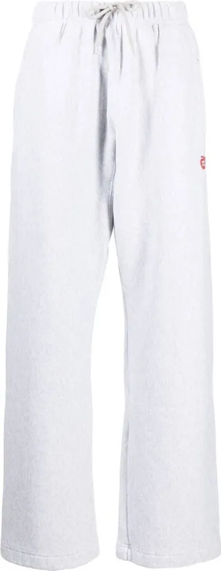 Drawstring Straight-Leg Trousers