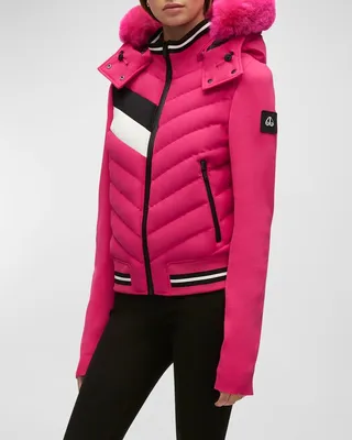 Laurelton Bomber Jacket with Shearling Trim