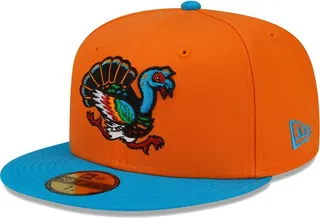 Men's New Era Orange Augusta GreenJackets Copa De La Diversion 59FIFTY Fitted Hat