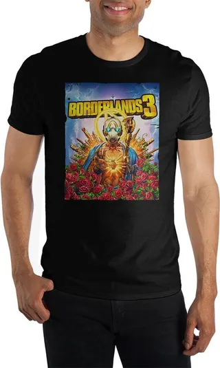 Borderlands 3 Video Game Graphic Tee Mens Clothing-X-Large