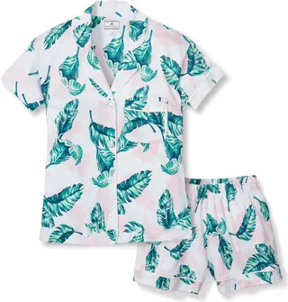 St. Tropez Palms Cotton Short Pajamas