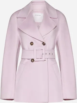 Dritto Wool And Cashmere Short Coat