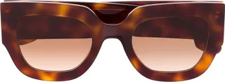 Tortoiseshell Cat-Eye Sunglasses