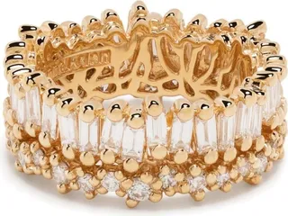 18kt yellow gold Fireworks diamond ring