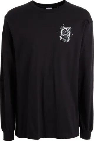Mystic Jerm Ls T-shirt Black