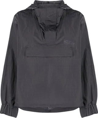 Logo-Print Hooded Windbreaker