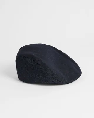 Textured Ivy Cap in Navy