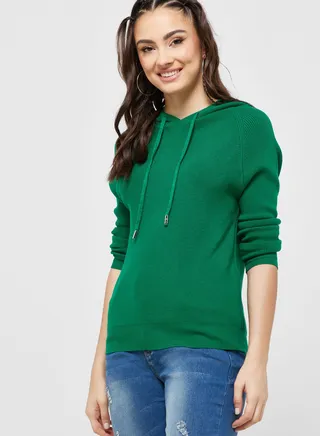 Classic Sweater With Hoodie