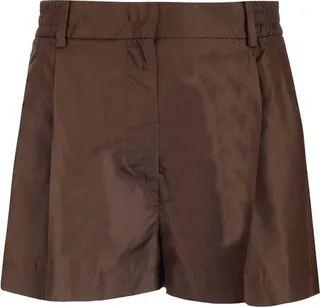 Valentino High Waist Straight Leg Shorts