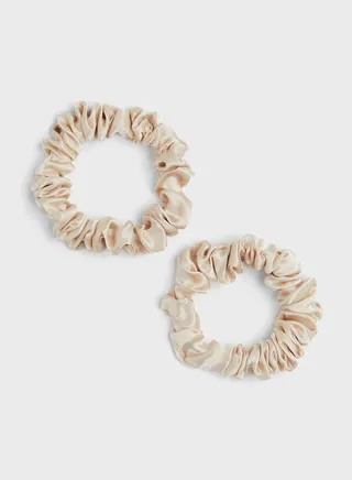 2-Pack Silk Scrunchies