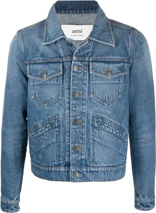 Stitch Detail Denim Jacket