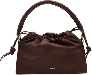 Yuzefi Logo Printed Drawstring Tote Bag