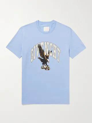 Eagle Logo-Print Cotton-Jersey T-Shirt