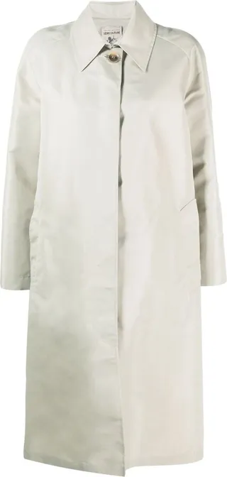 Button-Up Trench Coat