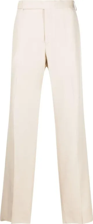 Straight-Leg Tailored Trousers