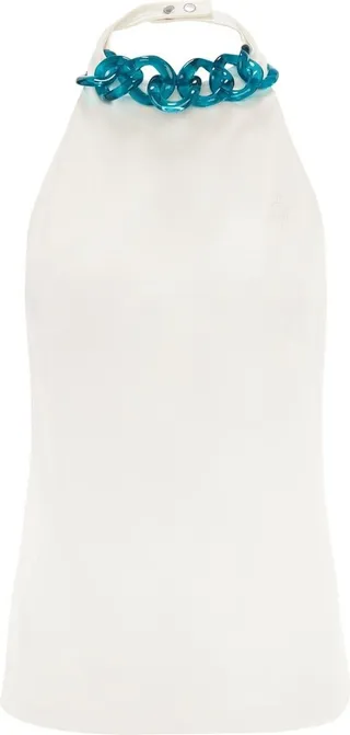 Chain-Link Halterneck Top