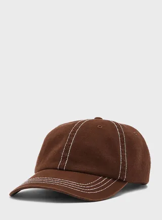 Embroidered Curved Peak Cap