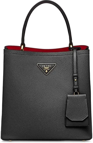 Double Saffiano leather tote