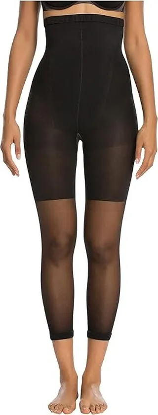Spanx SPANX Shapewear for Women Original High-Waisted Footless Pantyhose (Black) Hose