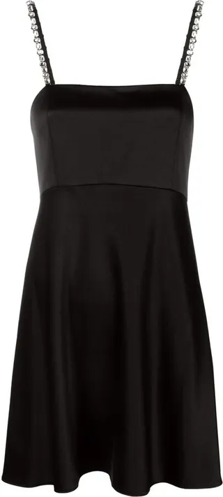 Sutton embellished-strap mini dress