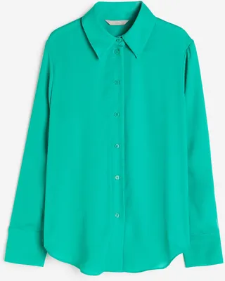 Pointed-collar Shirt