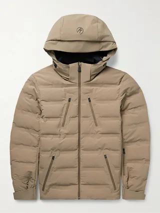 Nuke Suit Quilted Hooded Down Ski Jacket