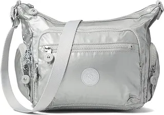 Kipling Gabbie S Crossbody Bag (Bright Metallic) Cross Body Handbags
