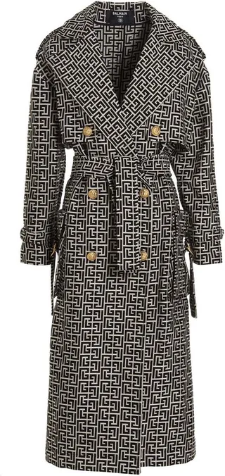 Monogram Trench Coat