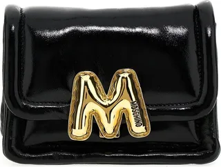 Moschino Logo Plaque Small Shoulder Bag