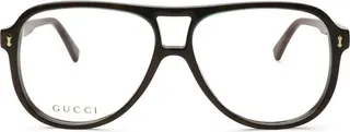Gucci Eyewear Aviator Frame Glasses