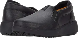 Caterpillar ProRush SR+ Slip-On (Black Action Leather) Women's Shoes