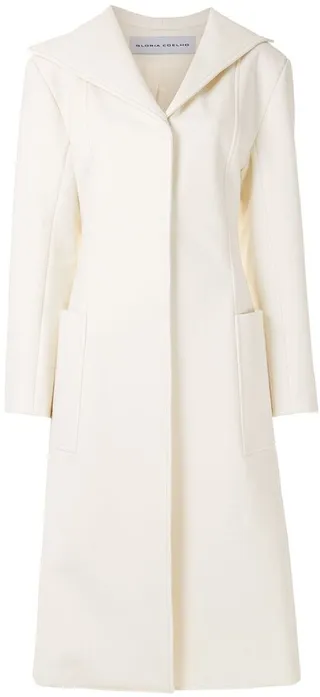 Wide Lapels Wool Coat