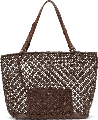 Max Mara Brown Shopper Tote