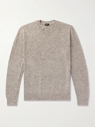 Cashmere-Blend Sweater