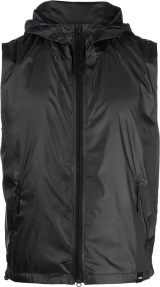 Branded Zip-Puller Hooded Gilet